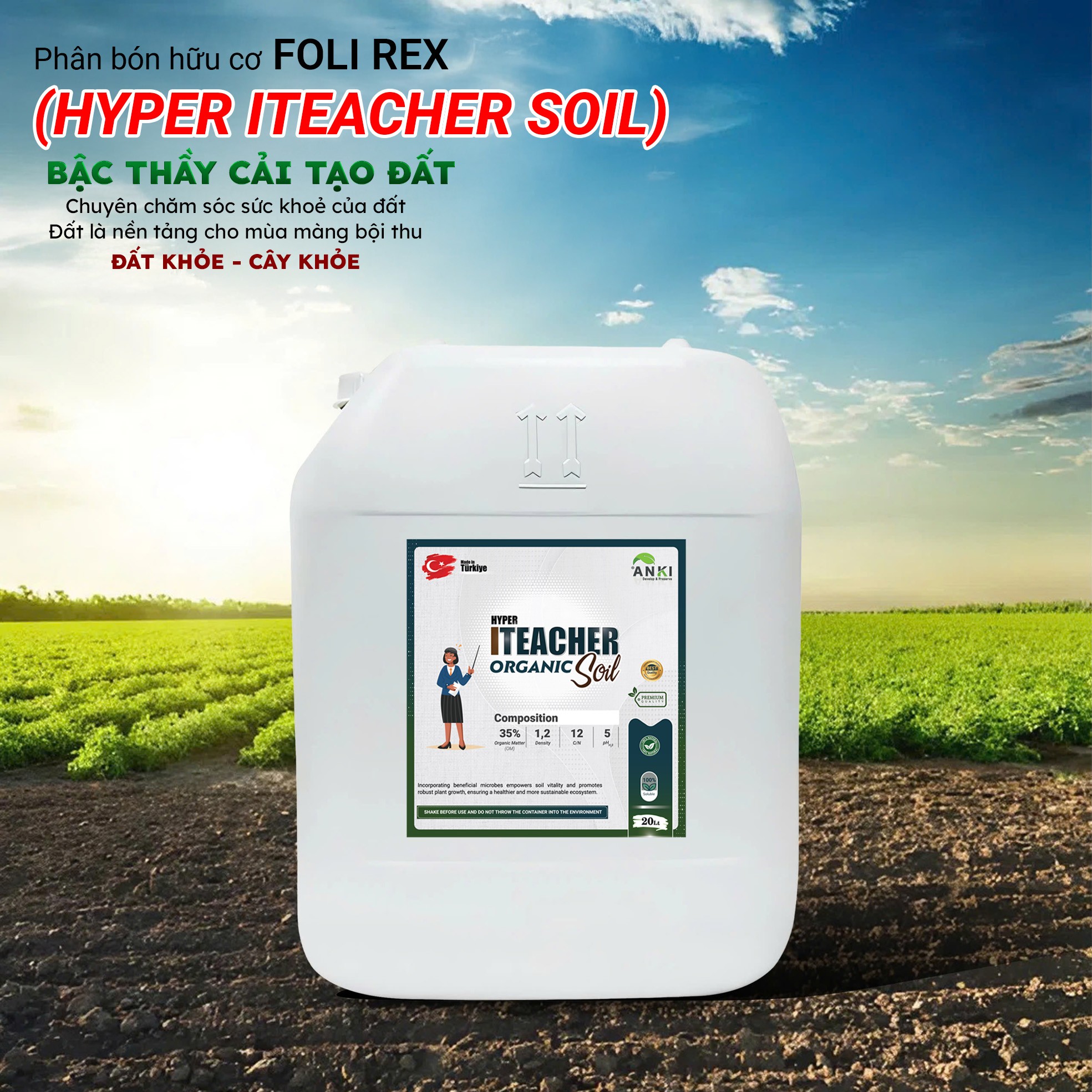 HYPER ITEACHER SOIL ORGANIC 20L