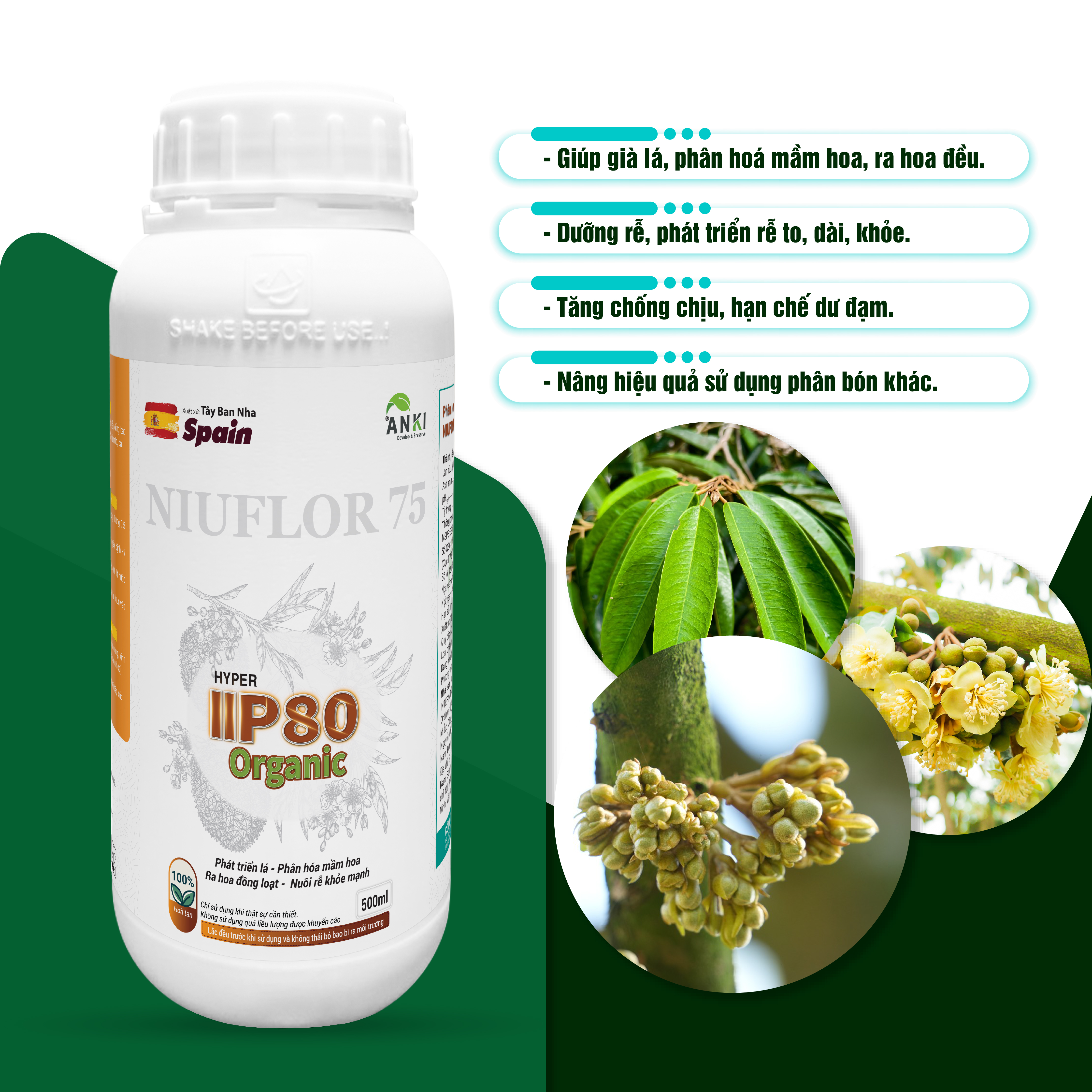 HYPER IIP80 ORGANIC 500ML
