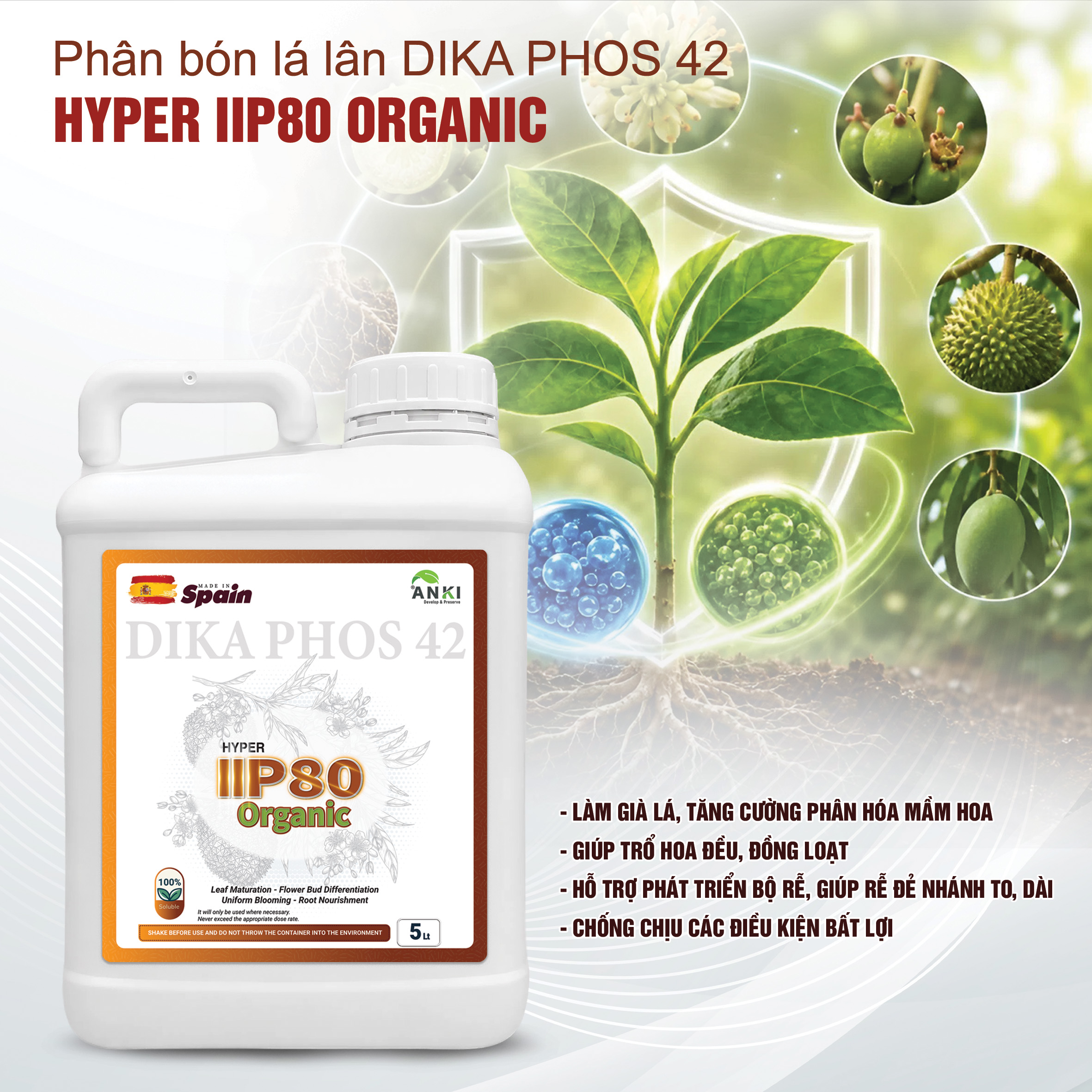 HYPER IIP80 ORGANIC 5L