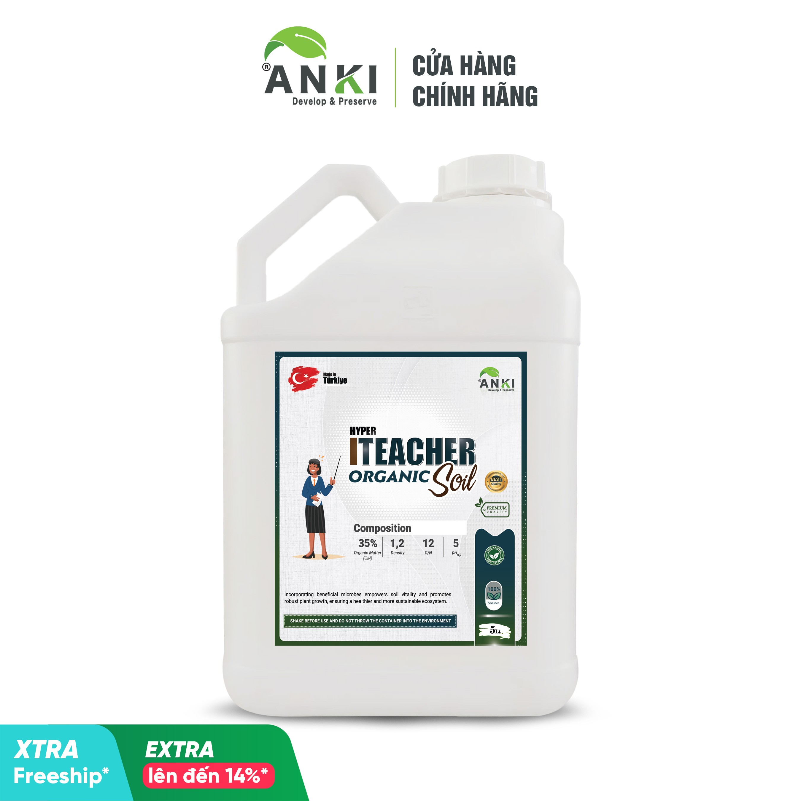 HYPER ITEACHER SOIL ORGANIC 5L