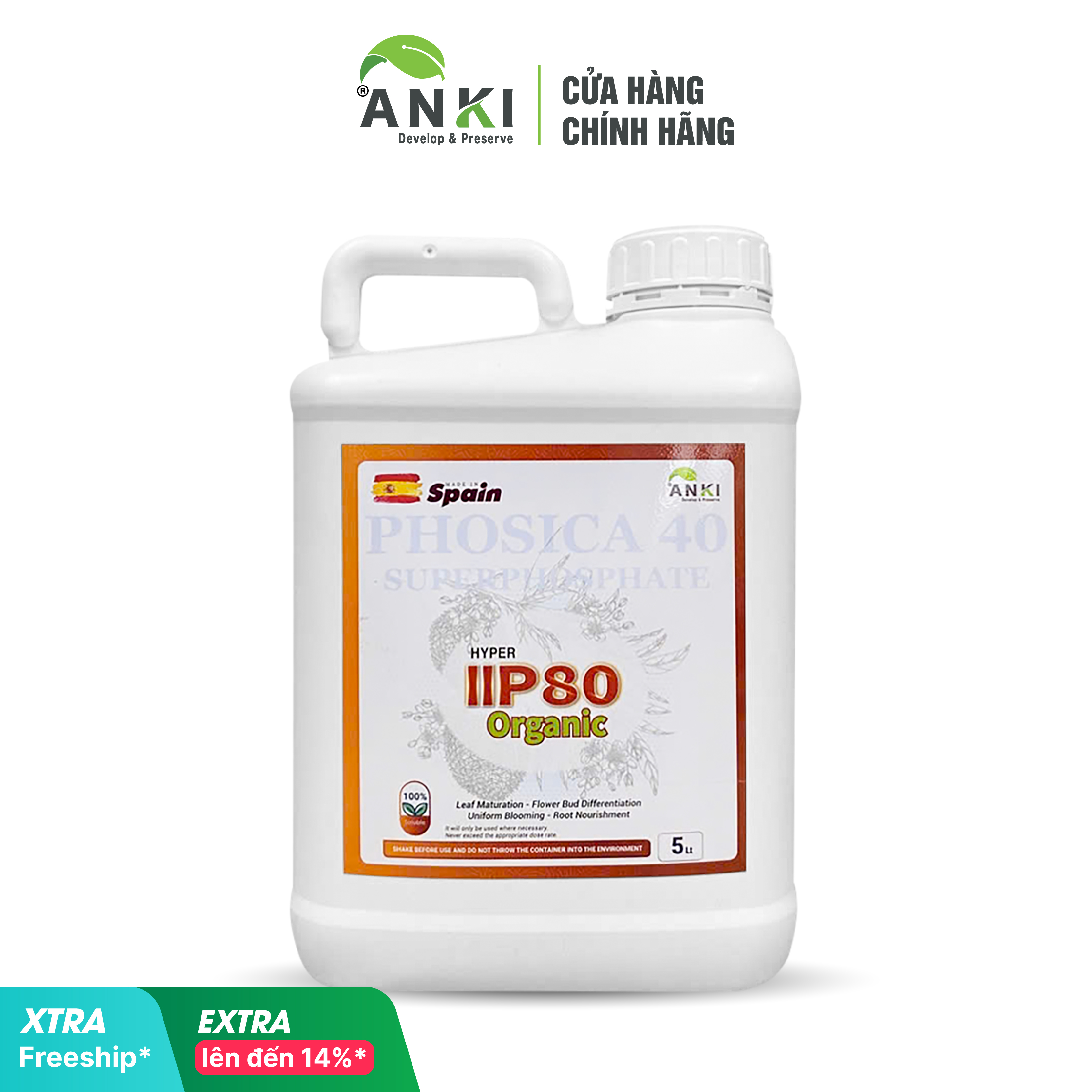 HYPER IIP80 ORGANIC 5L