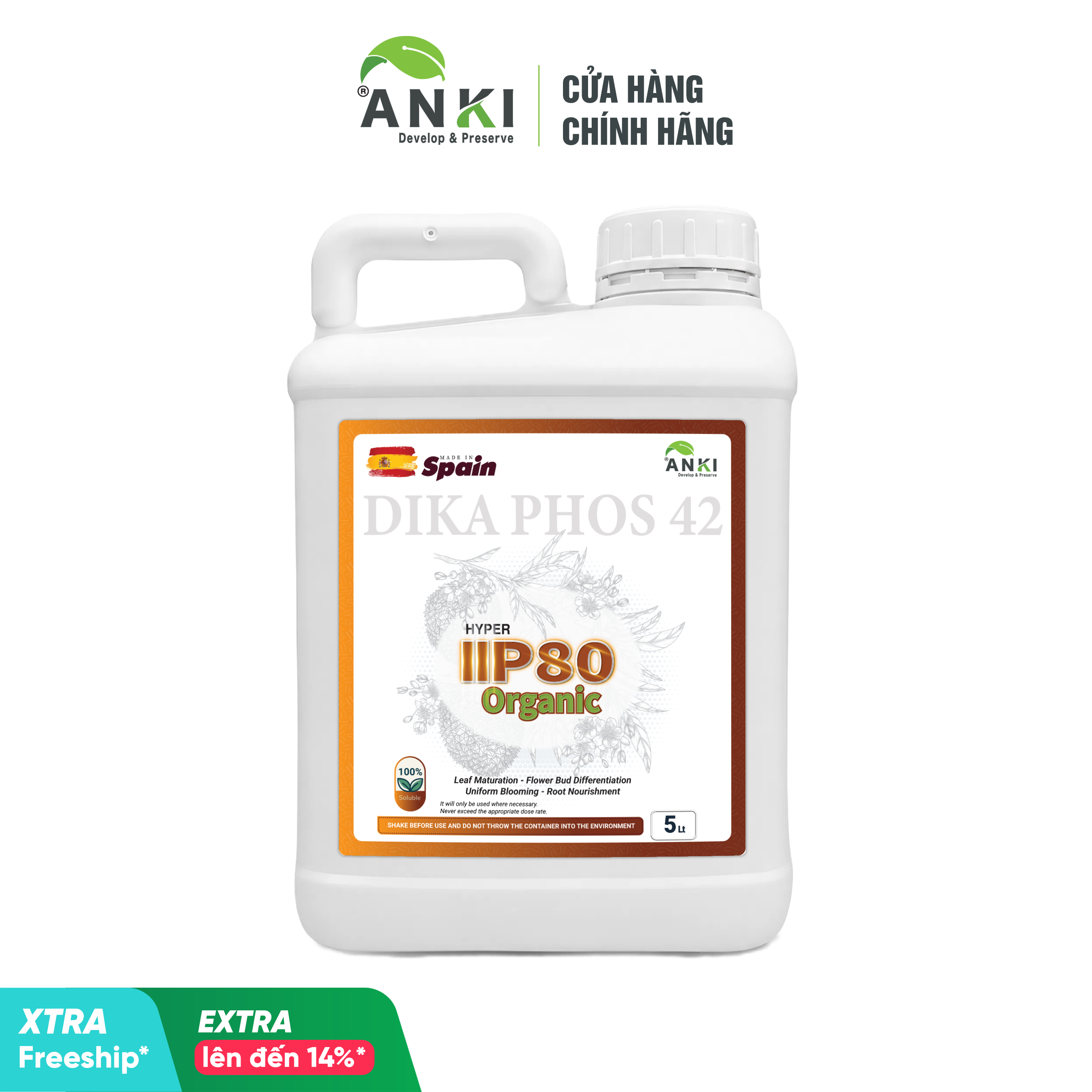 HYPER IIP80 ORGANIC 5L