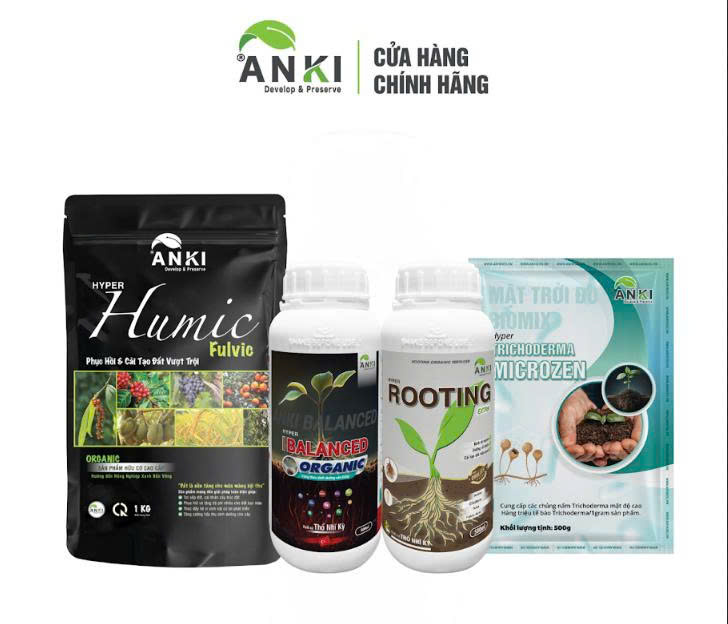 Bộ 4 cái tạo đất kích rễ, phòng bệnh