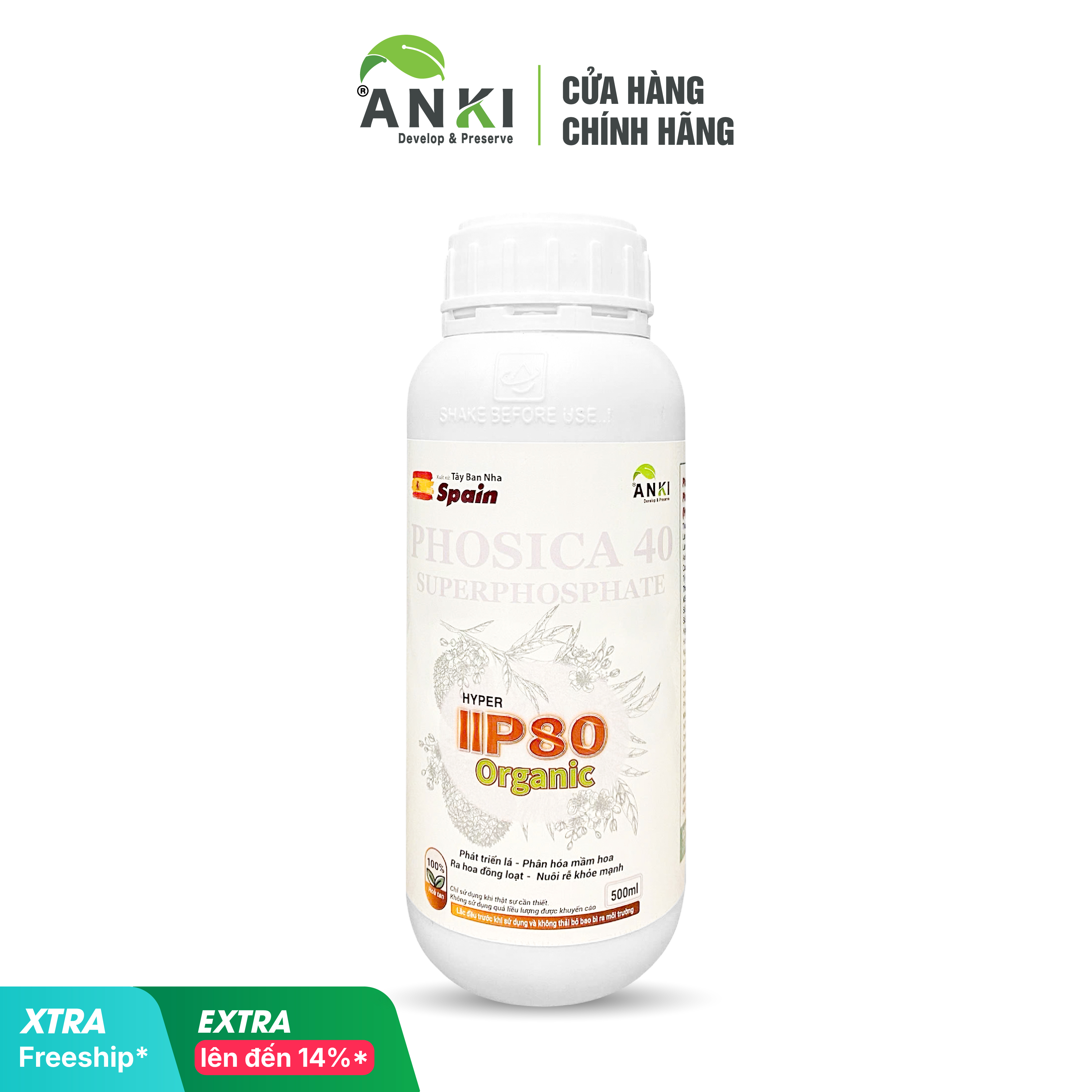 HYPER IIP80 ORGANIC 500ML