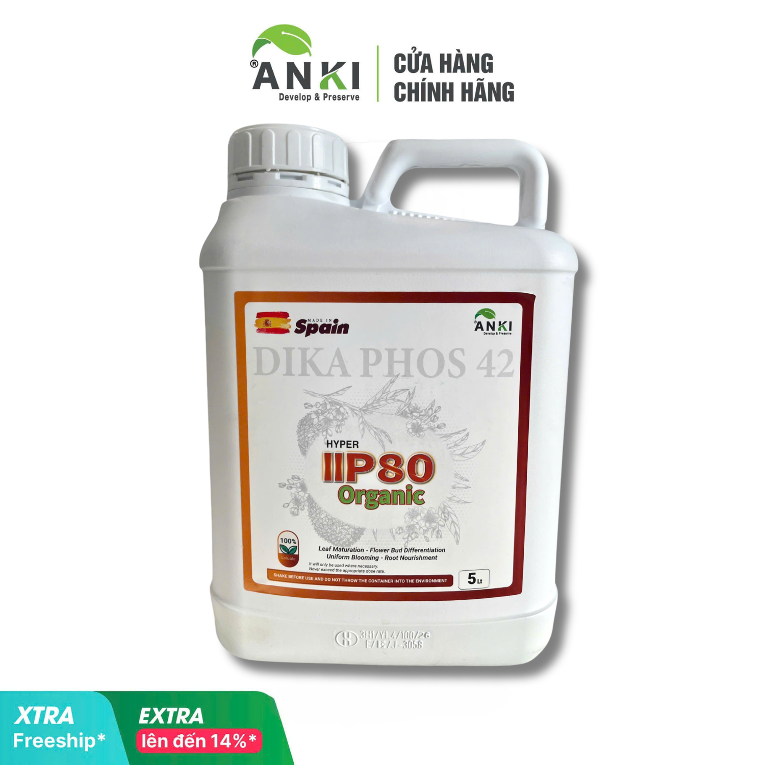 HYPER IIP80 ORGANIC 5L
