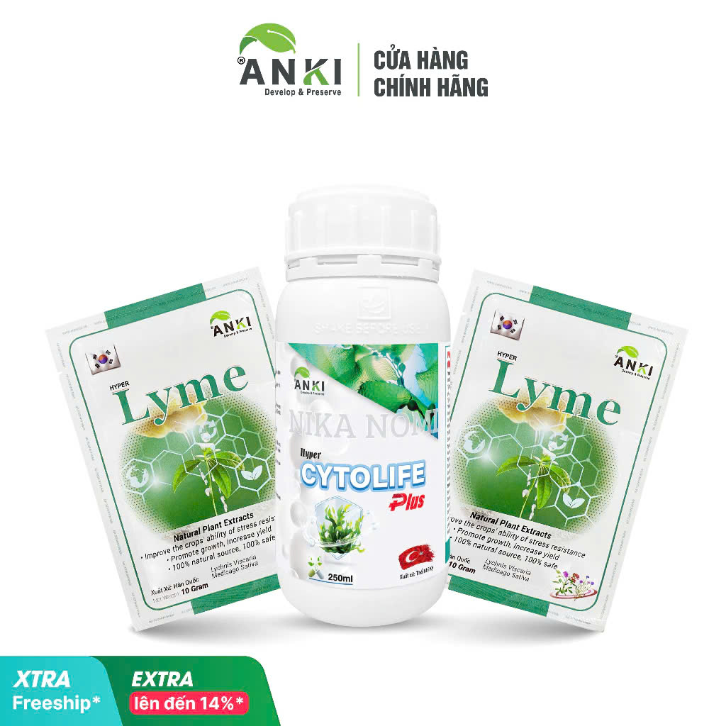 Bộ chống rụng hoa trái cấp tốc, sửa trái, chống méo trái